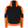 Afbeelding van Softshell Capuchon Bicolor Redefined | zwart/oranje | 406118-0998 | TRICORP WORKWEAR