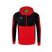 ERIMA Six Wings trainingsjack met capuchon Unisex | rood/zwart | 1032253