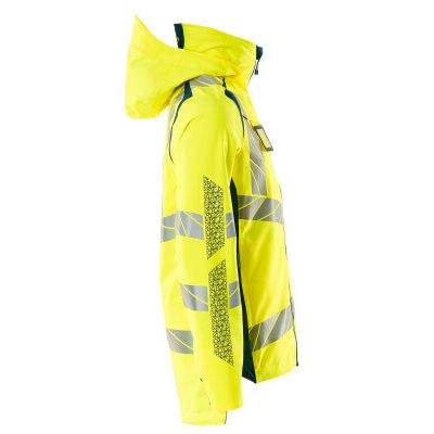 Foto van Mascot Accelerate Safe Shell jas | 19001-449 | 1744-hi-vis geel/donkerpetrol