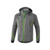Afbeelding van ERIMA Functioneel softshell jack Kinderen | grey melange/green gecko | 9060710
