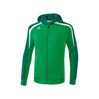 Liga 2.0 trainingsjack met capuchon Kinderen | smaragd/evergreen/wit | 1071843