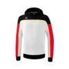 Afbeelding van Erima Change sweatshirt met capuchon heren, wit/zwart/rood, 1072309
