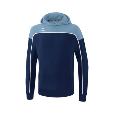 Foto van ERIMA CHANGE by erima sweatshirt met capuchon Unisex | new navy/faded denim/wit | 1072308
