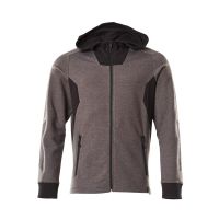 Mascot 18584-962 Capuchontrui met rits donker antraciet/zwart