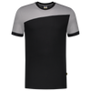 Afbeelding van T-shirt Bicolor Naden | zwart/grijs | 102006-09 | TRICORP WORKWEAR