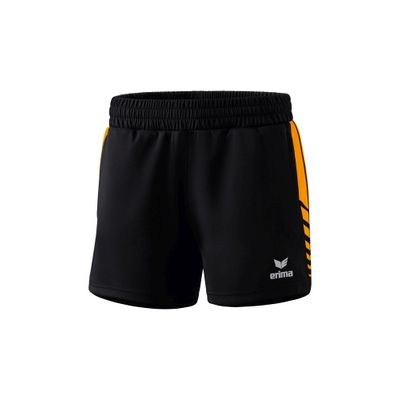 Foto van ERIMA Six Wings worker short Dames | zwart/new orange | 1152208