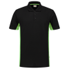 Afbeelding van Poloshirt Bicolor | zwart/limegroen | 202004-0937 | TRICORP WORKWEAR