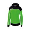 Afbeelding van ERIMA CHANGE by erima sweatshirt met capuchon Dames | green/zwart/wit | 1072312
