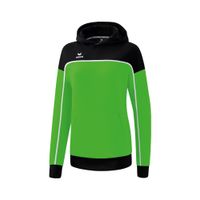 ERIMA CHANGE by erima sweatshirt met capuchon Dames | green/zwart/wit | 1072312
