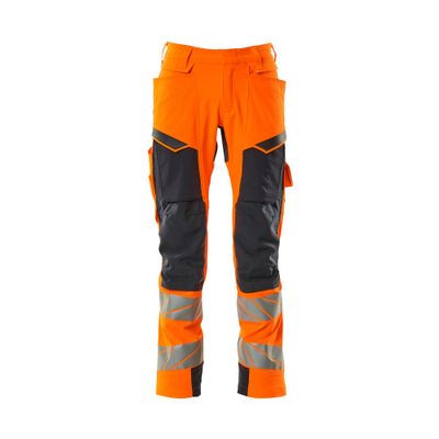 Mascot Accelerate Safe Broek met kniezakken | 19279-510 | 14010-hi-vis oranje/donkermarine Mascot Accelerate Safe Broek met kniezakken | 19279-510 | 14010-hi-vis oranje/donkermarine
