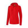 Afbeelding van Sweatjack met capuchon Dames | rood | 2072002