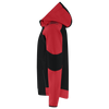 Afbeelding van Softshell Capuchon Bicolor Redefined | zwart/helderrood | 406118-09202 | TRICORP WORKWEAR