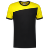 Afbeelding van T-shirt Bicolor Naden | zwart/geel | 102006-0907 | TRICORP WORKWEAR