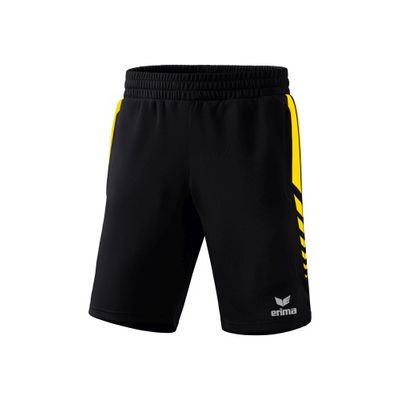 Foto van ERIMA Six Wings worker short Unisex | zwart/geel | 1152215
