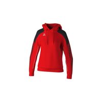 Erima Evo Star sweater met capuchon dames, 10724023, rood/zwart