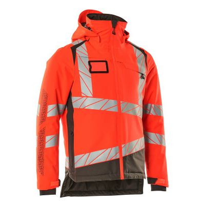 Foto van Mascot Accelerate Safe Winterjas | 19335-231 | 22218-hi-vis rood/donkerantraciet