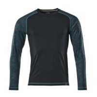 T-shirt met lange mouwen,vochtafdrijvend | 17281-944 | 010-donkermarine