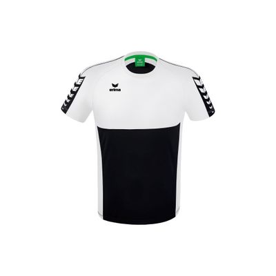 Foto van ERIMA Six Wings T-shirt Unisex | zwart/wit | 1082214