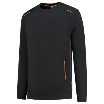 Foto van Sweater Accent | zwart/oranje | 302703-0998 | TRICORP WORKWEAR