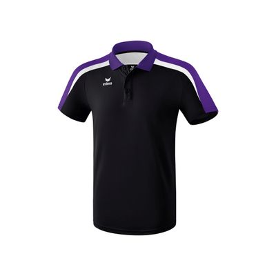 Liga 2.0 polo | zwart/donker violet/wit | 1111830