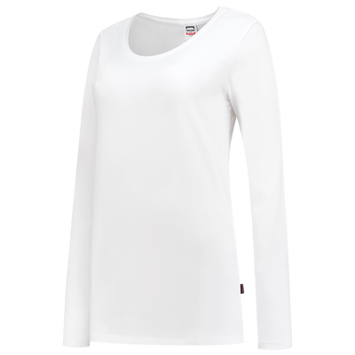 Foto van T-shirt Lange Mouw Dames | wit | 101010-06 | TRICORP WORKWEAR