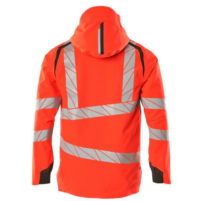 Foto van Mascot Accelerate Safe Shell jas | 19001-449 | 22218-hi-vis rood/donkerantraciet