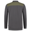 Afbeelding van Polosweater Bicolor Naden | donkergrijs/legergroen | 302004-1813 | TRICORP WORKWEAR