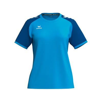 Foto van ERIMA WINGS Jersey Shortsleeve Dames | curaçao/new royal | 3132614