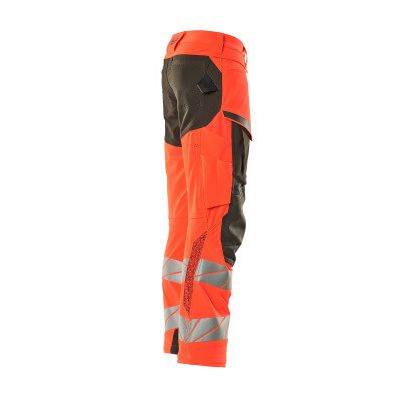 Foto van Mascot Accelerate Safe Broek met kniezakken | 19079-511 | 22218-hi-vis rood/donkerantraciet