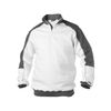 Afbeelding van Dassy tweekleurige sweater BASIEL | 300358 | wit/cementgrijs