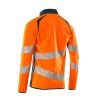 Afbeelding van Mascot Accelerate Safe Sweatshirt met rits | 19184-781 | 1444-hi-vis oranje/donkerpetrol