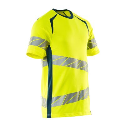 Foto van Mascot Accelerate Safe T-shirt | 19082-771 | 1744-hi-vis geel/donkerpetrol