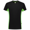 Afbeelding van T-shirt Bicolor | zwart/limegroen | 102004-0937 | TRICORP WORKWEAR