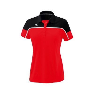 Erima Change polo dames, rood/zwart/wit, 1112310