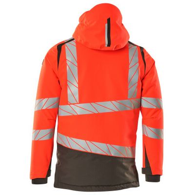 Foto van Mascot Accelerate Safe Winterjas | 19335-231 | 22218-hi-vis rood/donkerantraciet