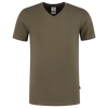 Afbeelding van T-shirt V Hals Fitted | legergroen | 101005-13 | TRICORP WORKWEAR