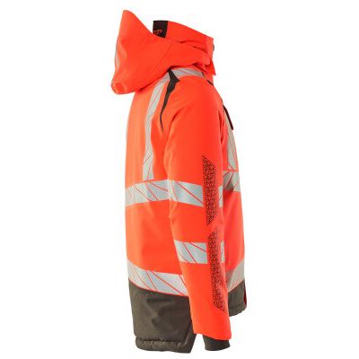 Foto van Mascot Accelerate Safe Winterjas | 19335-231 | 22218-hi-vis rood/donkerantraciet