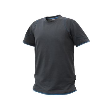 Foto van Dassy t-shirt KINETIC | 710019 | antracietgrijs/azuurblauw