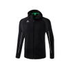 Afbeelding van ERIMA LIGA STAR trainingsjack met capuchon Unisex | zwart/wit | 1032331