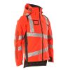 Afbeelding van Mascot Accelerate Safe Winterjas | 19035-449 | 22218-hi-vis rood/donkerantraciet