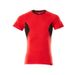 Mascot 18082-250 T-shirt signaal rood/zwart