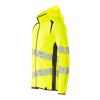 Afbeelding van Mascot Accelerate Safe Capuchontrui met rits | 19284-781 | 17010-hi-vis geel/donkermarine