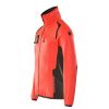 Afbeelding van Mascot Accelerate Safe Fleecetrui met rits | 19403-316 | 22218-hi-vis rood/donkerantraciet