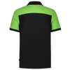 Afbeelding van Poloshirt Bicolor Naden | zwart/limegroen | 202006-0937 | TRICORP WORKWEAR