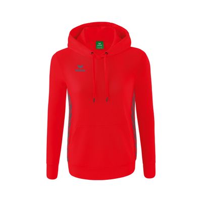 Essential Team sweatshirt met capuchon Dames | rood/slate grey | 2072214