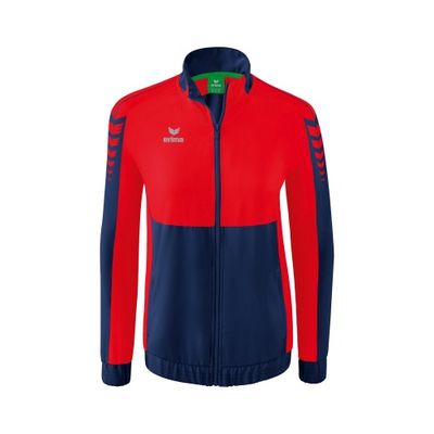 Foto van ERIMA Six Wings presentatiejack Dames | new navy/rood | 1012216