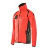 Afbeelding van Mascot Accelerate Safe Fleecetrui met rits | 19403-316 | 22218-hi-vis rood/donkerantraciet