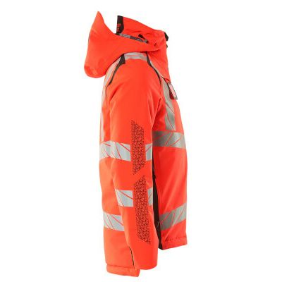 Foto van Mascot Accelerate Safe Winterjas | 19035-449 | 22218-hi-vis rood/donkerantraciet