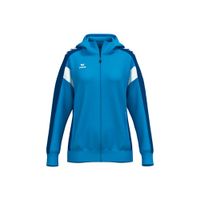 Erima Celebrate 125 trainingsjack met capuchon dames, 1032541, curacao/new royal