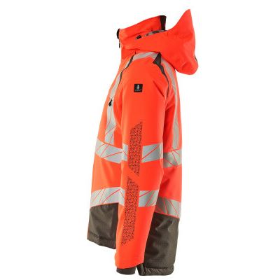 Foto van Mascot Accelerate Safe Winterjas | 19335-231 | 22218-hi-vis rood/donkerantraciet